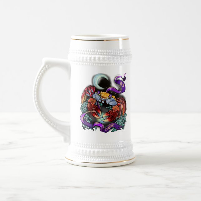 Tierkreiszeichen Bierglas (Links)