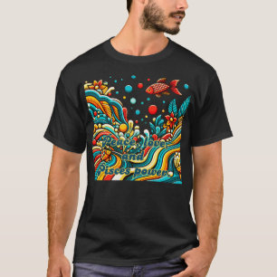 Tierkreiszeichen im Stil des 60ers T-Shirt