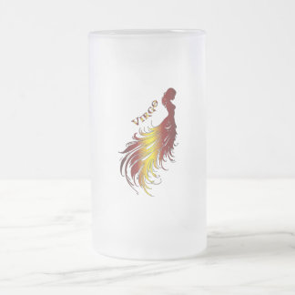 Tierkreiszeichen-Jungfrau-Bierglas Mattglas Bierglas