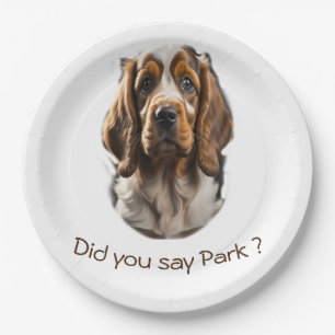 Tierkunst Pappteller