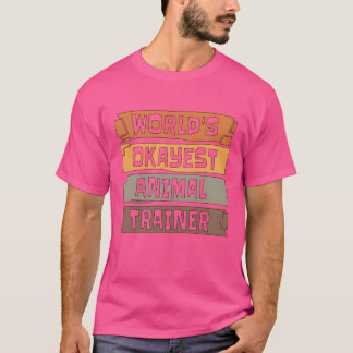 Tierlehrer Weltweit Okayester Tierpfleger Junge T-Shirt