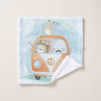 Tierliebhaber | Animal Racing Car Blanket Waschlappen