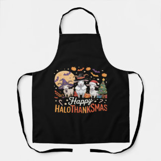Tierliebhaber glückliche Hallothanksmas Essentia Schürze