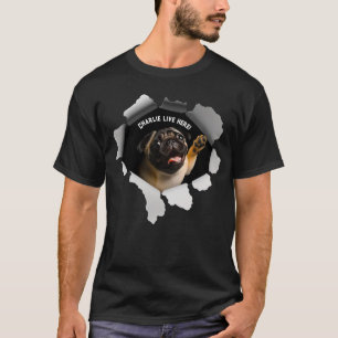 Tierliebhaber Papier Ton Mops Leben Geschenk T-Shirt