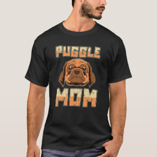 Tierliebhaber Puggle-Mama Hundeliebhaber Muttertag T-Shirt