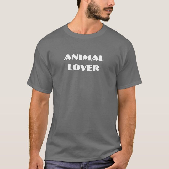 Tierliebhaber T-Shirt (Vorderseite)
