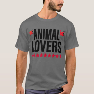 Tierliebhaber Tierliebhaber Geschenk T-Shirt