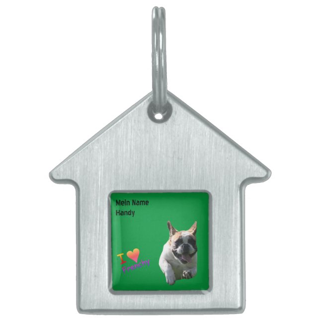 Tiermarke französische Bulldogge  (Vorderseite)