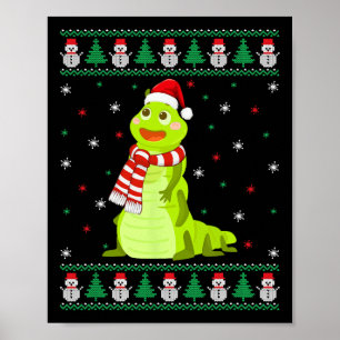 Tiermatching Family Ugly Christmas Sweater Poster