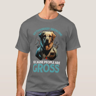Tiermedizin, weil Menschen ekelhaft sind Mädchen T-Shirt