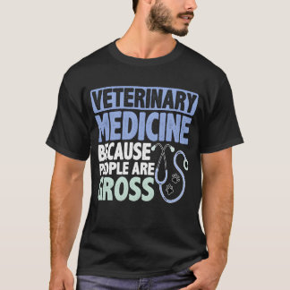 Tiermedizin, weil Menschen ekelhaft sind Mädchen T-Shirt