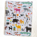 Tiermenagerie Planer<br><div class="desc">Viel Spaß für Tierfreunde und Wildtiere auf der ganzen Welt. Safari, Farm, Vögel, Haustiere und wild lebende Tiere. Ein Monster scheint auch hineingeflossen zu sein. Originelle Kunst von Nic Squirrell.</div>