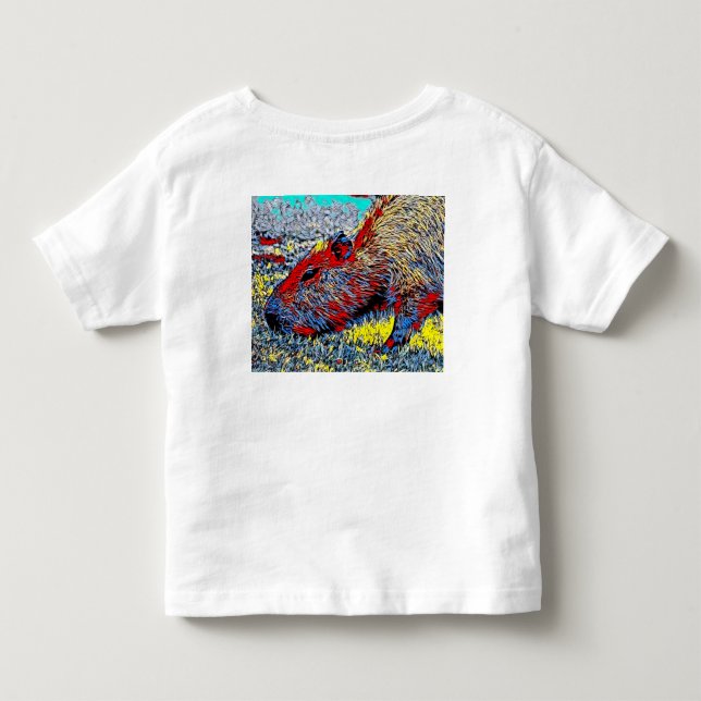 TierMix_Capybara_004 Kleinkind T-shirt (Rückseite)