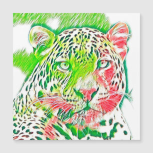 TierMix_Leopard_005 Magnetkarte