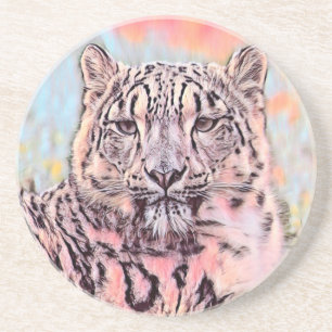 TierMix_Leopard_008 Getränkeuntersetzer