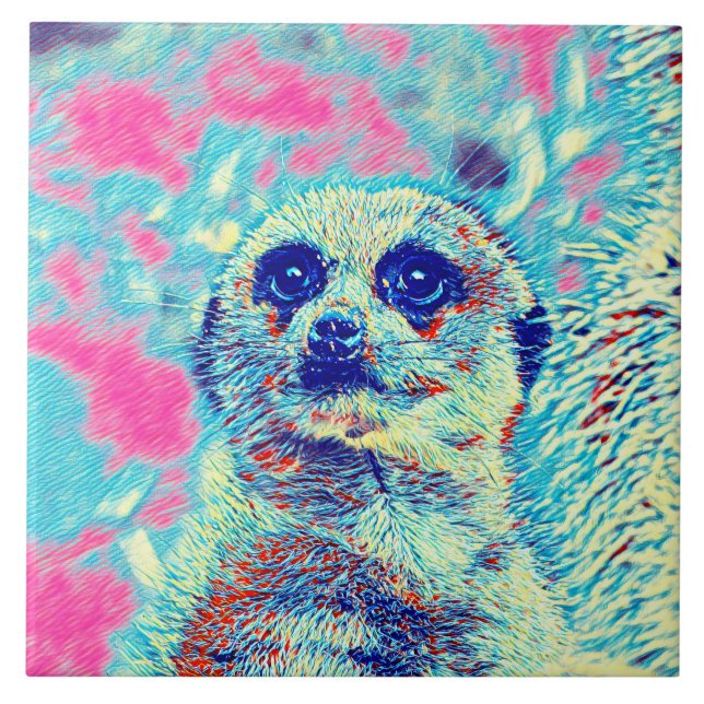 TierMix_Meerkat_008 Fliese (Vorderseite)