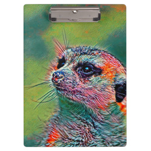 TierMix_Meerkat_009 Klemmbrett