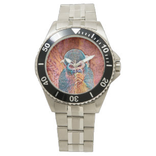 TierMix_Monkey_001 Armbanduhr