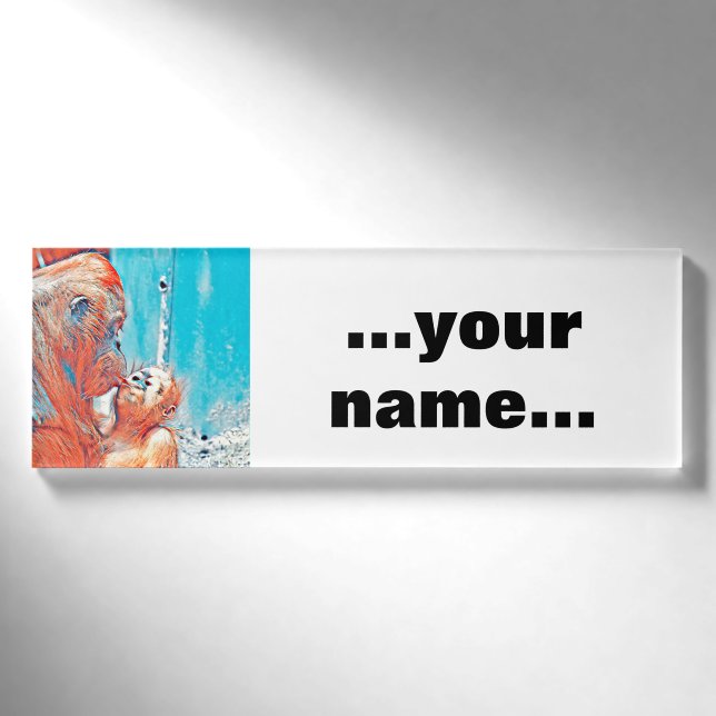 TierMix_OrangUtan_010 Namenschild (Vorderseite)