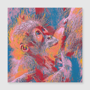 TierMix_OrangUtan_014 Magnetkarte