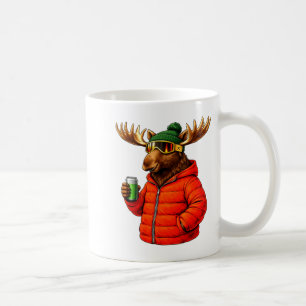 Tiermotive Elch-Party Après-Ski-Shirt Skifahren Kaffeetasse