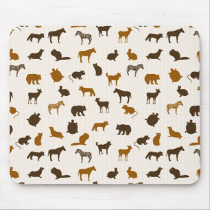 Tiermuster 1 mousepad