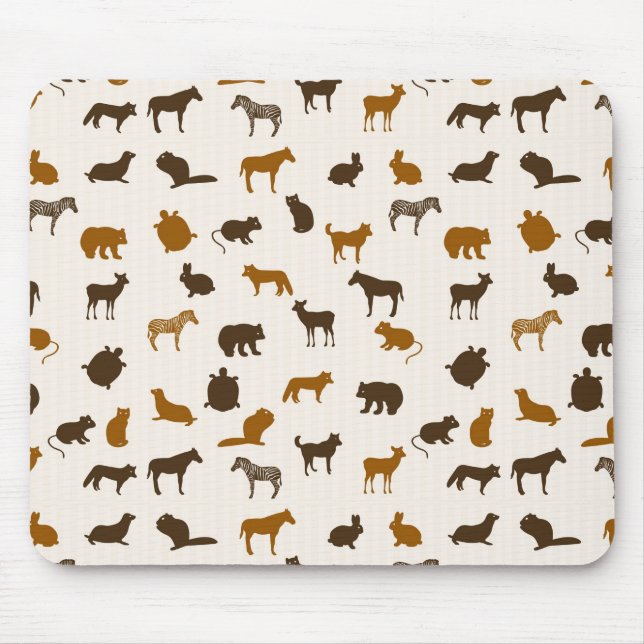 Tiermuster 1 mousepad (Vorne)