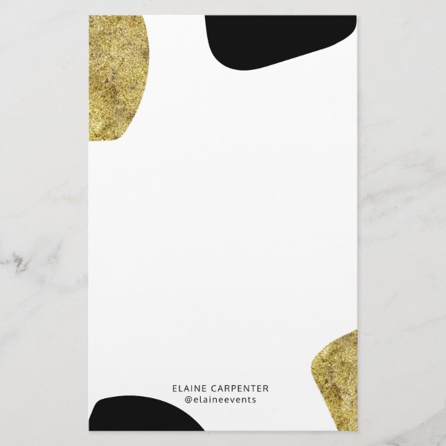 Tiermuster Gold | Papier (Vorderseite)