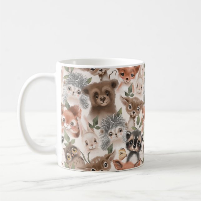 Tiermuster Kaffeetasse (Links)