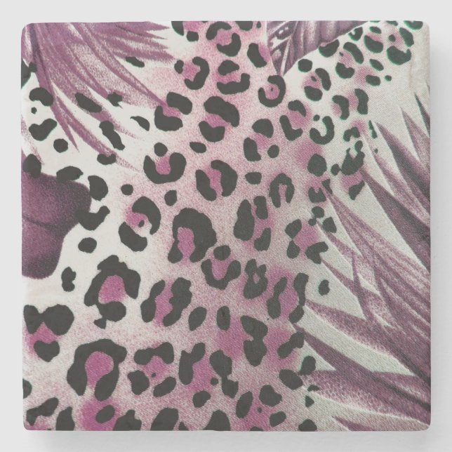 Tiermuster Steinuntersetzer (Vorderseite)