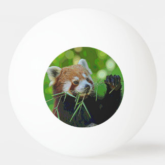 TierPaint_RedPanda_20171201_by_JAMColors Tischtennisball
