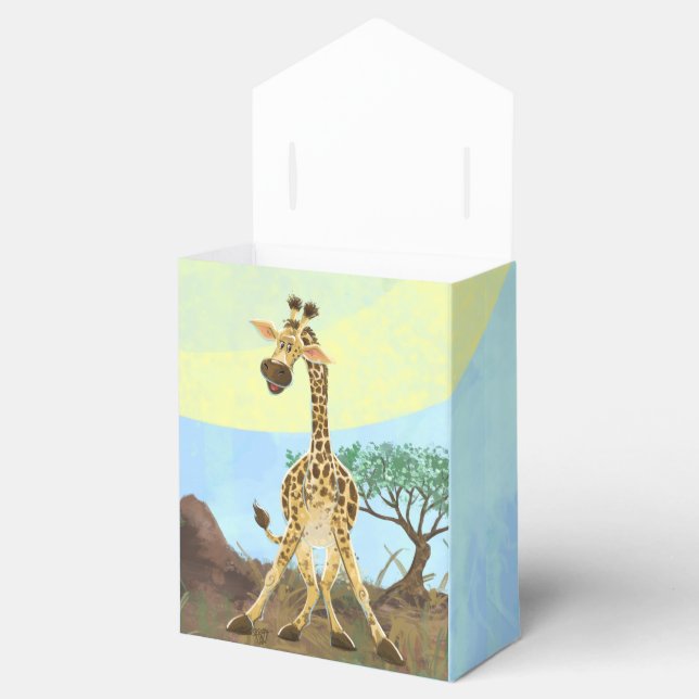 Tierparade Giraffe Geschenkschachtel (Geöffnet)