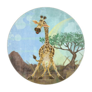 Tierparade Giraffe Schneidebrett