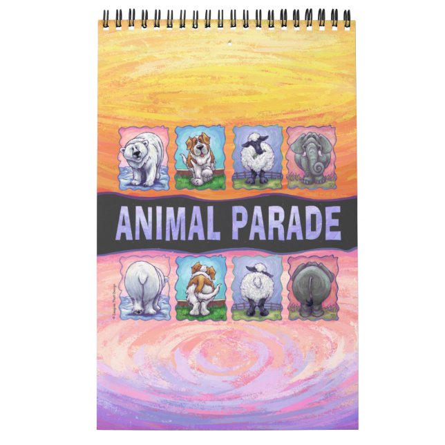 Tierparade Kalender (Titelbild)