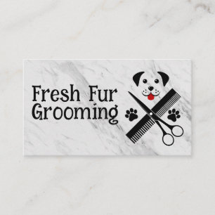Tierpflege Groomer Hair Cutting Tools Visitenkarte