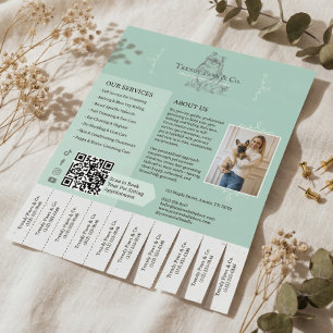Tierpflege Hunde- Katzenbetreuung Dienstleistungen Flyer