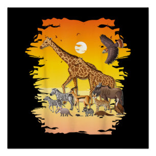 Tierpfleger Afrikaner Tier Afrikanische Wildtierpf Poster