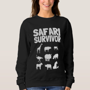 Tierpfleger Afrikanische Savanne Und Safari Wildle Sweatshirt