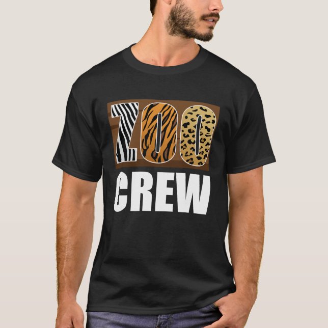 Tierpfleger der Zoocrew T-Shirt (Vorderseite)