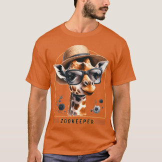 Tierpfleger Giraffe Safari Zoo Tierpfleger - kreat T-Shirt