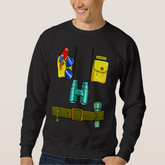 Tierpfleger-Kostüm Halloween DIY Dschungel Safari  Sweatshirt