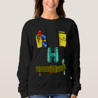 Tierpfleger-Kostüm Halloween DIY Dschungel Safari  Sweatshirt