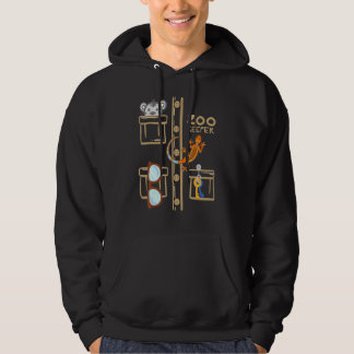 Tierpfleger-Kostüm Halloween Dschungel-Entdecker Hoodie