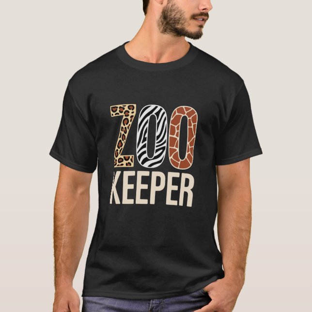 Tierpfleger-Kostüm Halloween T-Shirt (Vorderseite)