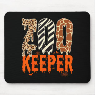 Tierpfleger Lustiges Halloween-Kostüm Zoo Tierpfle Mousepad