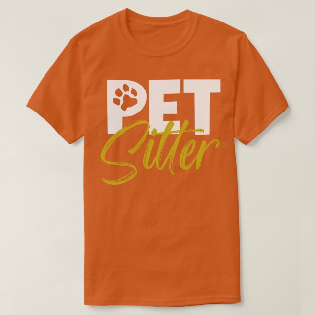 Tierpfleger Pet sitter T-Shirt (Design vorne)