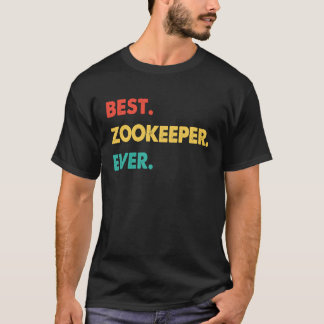 Tierpfleger Retro Bester Tierpfleger Aller Zeiten T-Shirt