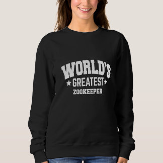 Tierpfleger Weltweit Bester 2. Dekorations Thema   Sweatshirt