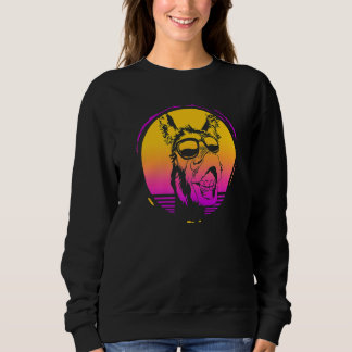 Tierpfleger Zoologe Zoologie Retro Esel Sweatshirt