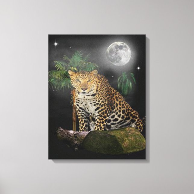 Tierplakat Leinwanddruck (Vorderseite)
